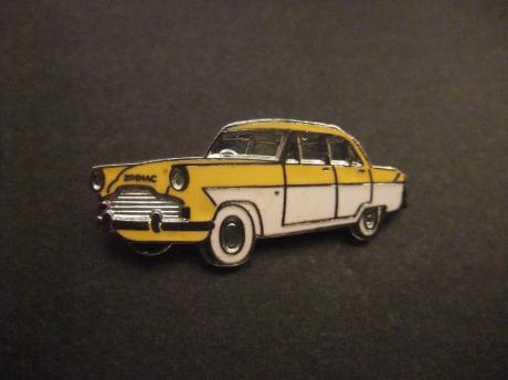 Ford Zephyr Zodiac grote personenauto oldtimer geel